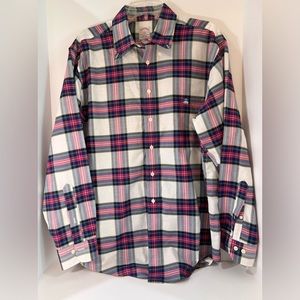 Brooks Brothers 346 Men’s Casual Long Sleeve Button Down Shirt Size L